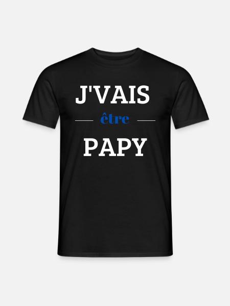 Je vais être papy - T-shirt homme - noir