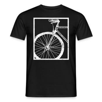 Lustiges Fahrrad Geschenk Spruch übers Radfahren - Männer T-Shirt - Schwarz - Vorne - AI Model Male 178 light (178cm)