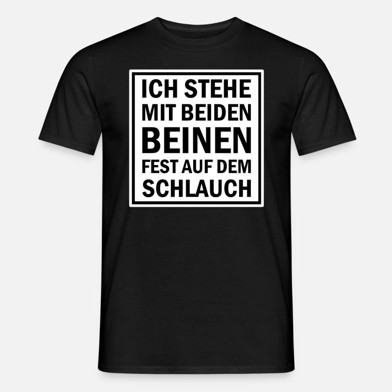 Lustiger Spruch - Männer T-Shirt - Schwarz