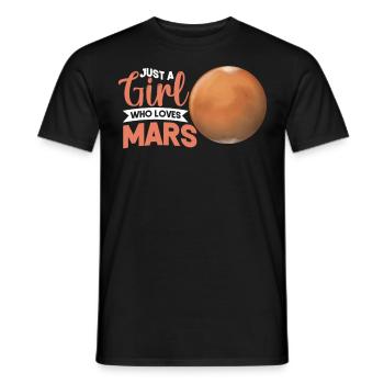 Mars - T-shirt homme - noir - Devant - AI Model Male 178 light (178cm)
