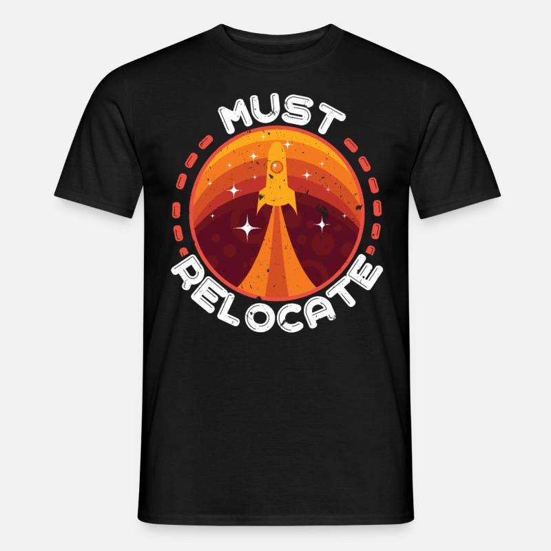 Mars - Männer T-Shirt - Schwarz