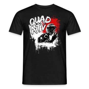 QUAD & ATV Offroad quads / Quad fahrer / Quad biker - T-shirt homme - noir - Devant - AI Model Male 178 light (178cm)