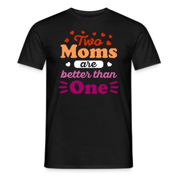 LGBTQ Lesbian Bisexual Gay Gift - Men's T-Shirt - black - Front - AI Model Male 178 light (178cm)