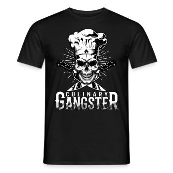 Culinary Gangster Chef cuisinier - T-shirt homme - noir - Devant - AI Model Male 178 light (178cm)