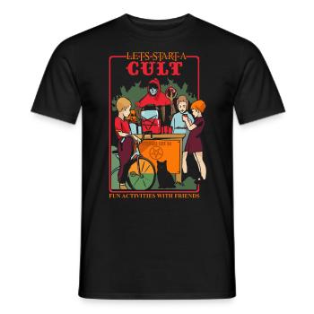 Blackcraft Cult Games Occult Witchcraft Satan Pent - Männer T-Shirt - Schwarz - Vorne - AI Model Male 178 light (178cm)