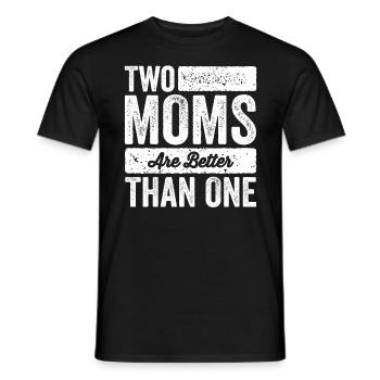 Homosexuell Lesbische Eltern Lesben Geschenk - Männer T-Shirt - Schwarz - Vorne - AI Model Male 178 light (178cm)