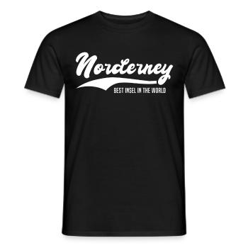 Norderney Insel Sprüche - Männer T-Shirt - Schwarz - Vorne - AI Model Male 178 light (178cm)