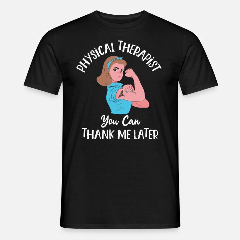 Fisioterapia - T-shirt uomo - nero