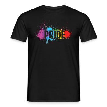 LGBT Rainbow Pride - T-shirt homme - noir - Devant - AI Model Male 178 light (178cm)