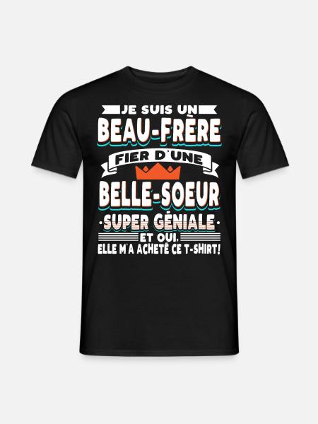 Beau-Frère Cadeau - T-shirt homme - noir