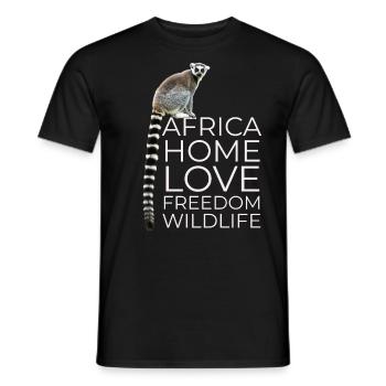 Afrique homme cadeau mère enfants garçon fille - T-shirt homme - noir - Devant - AI Model Male 178 light (178cm)
