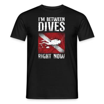 Scuba Diving Diver Down I’M - T-shirt homme - noir - Devant - AI Model Male 178 light (178cm)