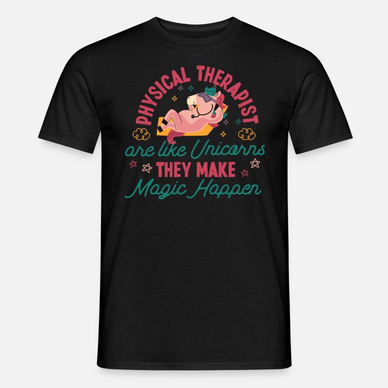 Physical Therapist Therapy - Männer T-Shirt - Schwarz