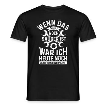 Männer Auto-Schrauber Pkw Motorrad Kfz-Werkstatt - Männer T-Shirt - Schwarz - Vorne - AI Model Male 178 light (178cm)
