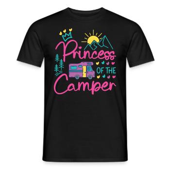 Camping Family Girl - T-shirt homme - noir - Devant - AI Model Male 178 light (178cm)
