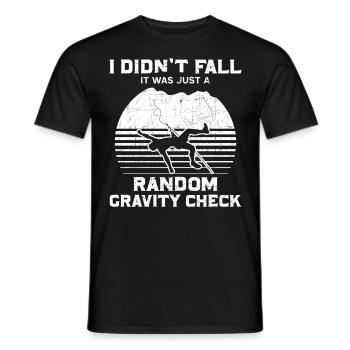 Rock Climbing Climber I Didn’t - T-shirt homme - noir - Devant - AI Model Male 178 light (178cm)