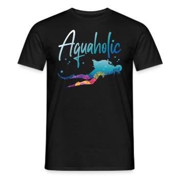 Scuba Diving Diver Vintage - T-shirt homme - noir - Devant - AI Model Male 178 light (178cm)