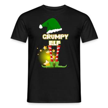 Noël Noël Noël No� - T-shirt homme - noir - Devant - AI Model Male 178 light (178cm)