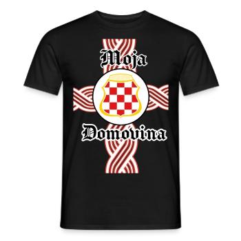 Moja Domovina - Männer T-Shirt - Schwarz - Vorne - AI Model Male 178 light (178cm)