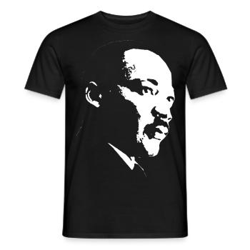 Martin Luther King - T-shirt homme - noir - Devant - AI Model Male 178 light (178cm)