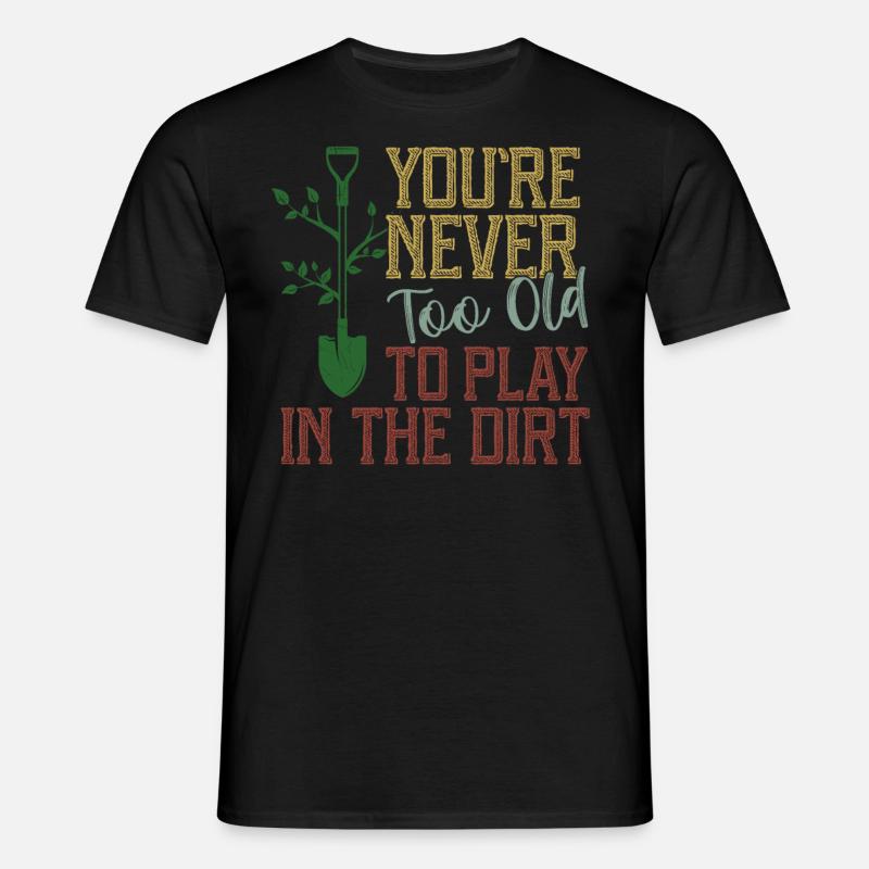 Ogrodnictwo - Koszulka męska - czarny