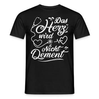 Altenpflegerin Pflegedienst Pflegehelferin Pflege - Männer T-Shirt - Schwarz - Vorne - AI Model Male 178 light (178cm)