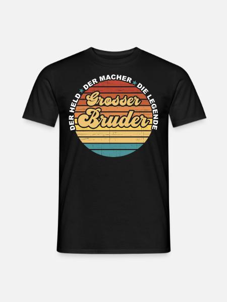 Grosser bruder - Männer T-Shirt - Schwarz