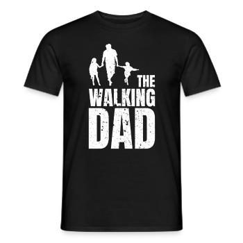 Le père qui marche Meilleur père dans le titre mondial Humour - T-shirt homme - noir - Devant - AI Model Male 178 light (178cm)