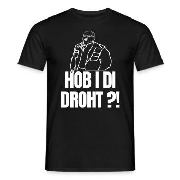 Österreich / Bayern Dialekt Sprüche / Mundart AUT - Männer T-Shirt - Schwarz - Vorne - AI Model Male 178 light (178cm)