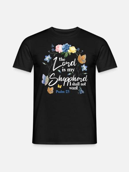 Christian Bible Verse Quote - Men's T-Shirt - black