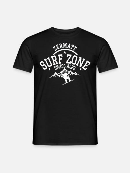 Zermatt Surf Zone - Men's T-Shirt - black