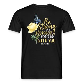 Christian Bible Verse Quote - Männer T-Shirt - Schwarz - Vorne - AI Model Male 178 light (178cm)