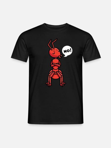 Ameise Feuerameise Insektenstaat Entemologe - Männer T-Shirt - Schwarz