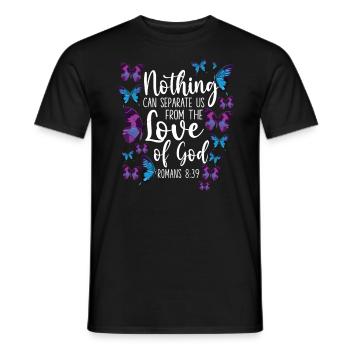Christian Bible Verse Quote - Männer T-Shirt - Schwarz - Vorne - AI Model Male 178 light (178cm)