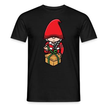 Christmas Elves Christmas Elves - Men's T-Shirt - black - Front - AI Model Male 178 light (178cm)