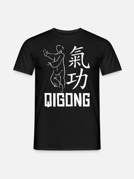 Qigong Qi Gong Tai Chi Chigong - Männer T-Shirt - Schwarz