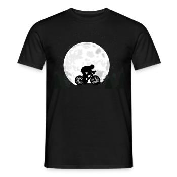 Bicyclette - T-shirt homme - noir - Devant - AI Model Male 178 light (178cm)