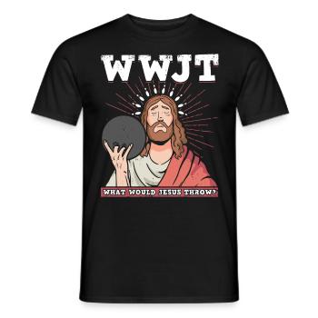 Bowlingbahn Lustige Bowling Spieler Leben Geschenk - Männer T-Shirt - Schwarz - Vorne - AI Model Male 178 light (178cm)