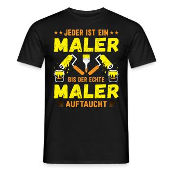 Maler und Lackierer Malermeister - Männer T-Shirt - Schwarz - Vorne - AI Model Male 178 light (178cm)