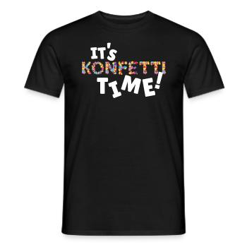 Confetti Carnival Carnival Carnival Jeck - Men's T-Shirt - black - Front - AI Model Male 178 light (178cm)