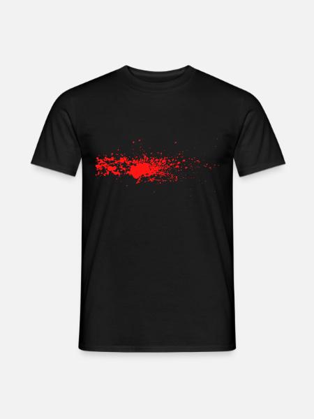 Paint splashes - Men's T-Shirt - black