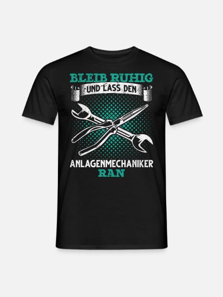 Handwerker Anlagenmechanik Anlagenmechaniker - Männer T-Shirt - Schwarz
