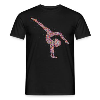 Gymnastics Gymnastics Gymnast - Men's T-Shirt - black - Front - AI Model Male 178 light (178cm)