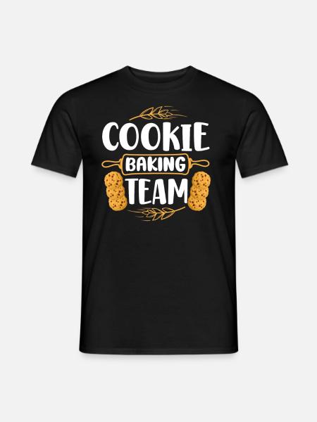 Bake Baking Cookie d’équipe Cookie - T-shirt homme - noir