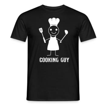 Cuisine Cuisine Cuisine Chef Cuisine Cuisine - T-shirt homme - noir - Devant - AI Model Male 178 light (178cm)