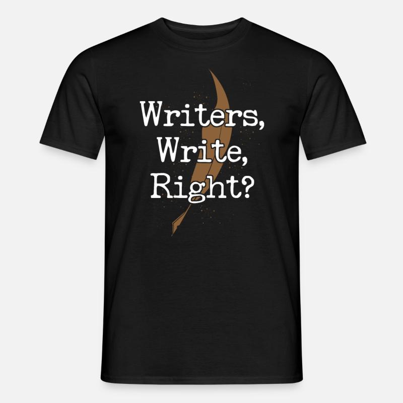 Writing Novel Writer & Published - Männer T-Shirt - Schwarz