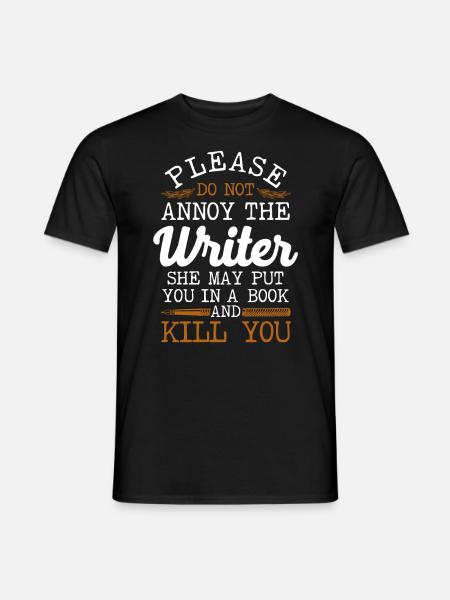 Writing Novel Writer & Published - Men's T-Shirt - black