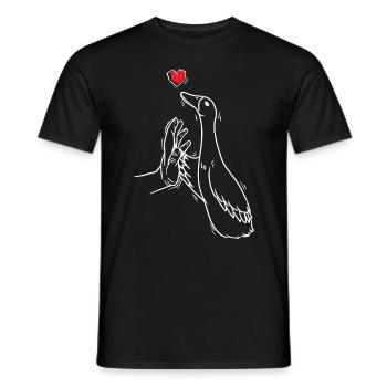 Running funny Running - Men's T-Shirt - black - Front - AI Model Male 178 light (178cm)