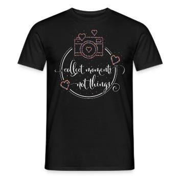 Photographer Photography Camera Photographer - Men's T-Shirt - black - Front - AI Model Male 178 light (178cm)
