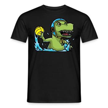 Wasserball Schwimmsport Wasserballer - Männer T-Shirt - Schwarz - Vorne - AI Model Male 178 light (178cm)